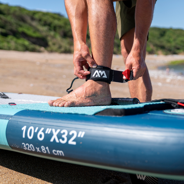 Aqua Marina 10’6” Beast 2023 Inflatable Paddle Board All-Around Advanced SUP ankle strap